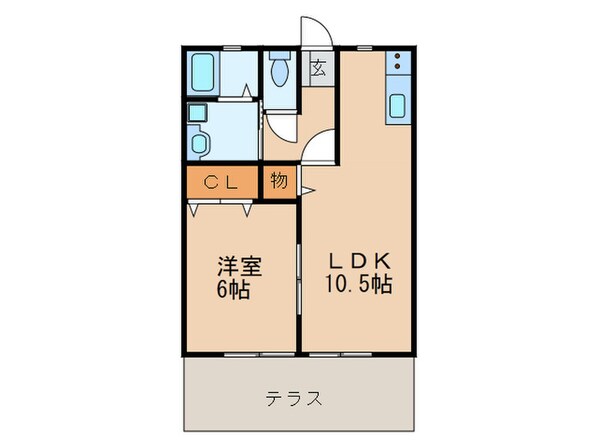 パルティータの物件間取画像